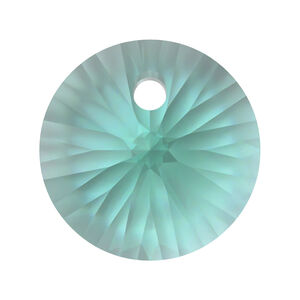Drop 1pkg12 Caribbean green, Crystal Passions&reg; Regenerated 6mm mini disk 6428