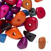 Bead, tagua nut (dyed), mixed colors, 10x8mm-15x12mm freeform. Sold per pkg of 50. image number 0