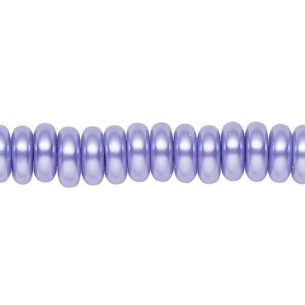 Pearl 1pk violet, Celestial Crystal® 8x3mm rondelle 15.5-16 inch image number 0