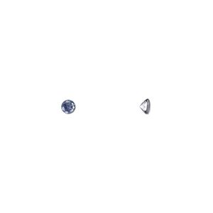 Iolite 1pkg4, hand-cut faceted round gem natural 3mm