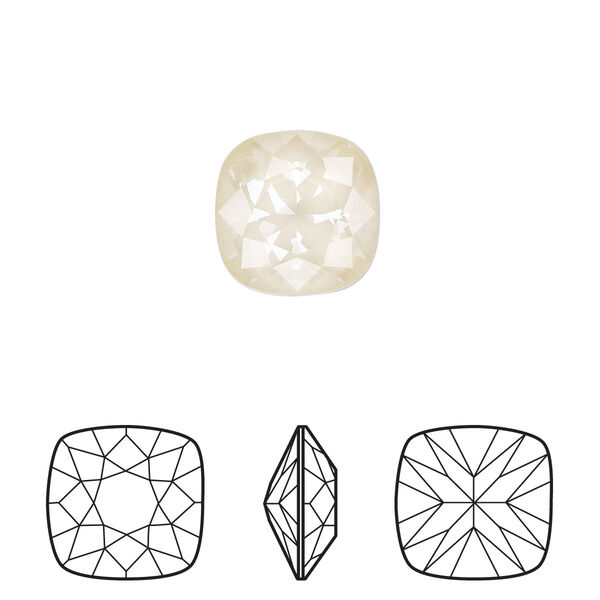 Fancy stone 1pk crystal linen ignite, Crystal Passions® 12mm cushion 4470 image number 0
