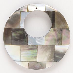 Focal black lip shell resin 1pk 53-55mm go-go, black assembled