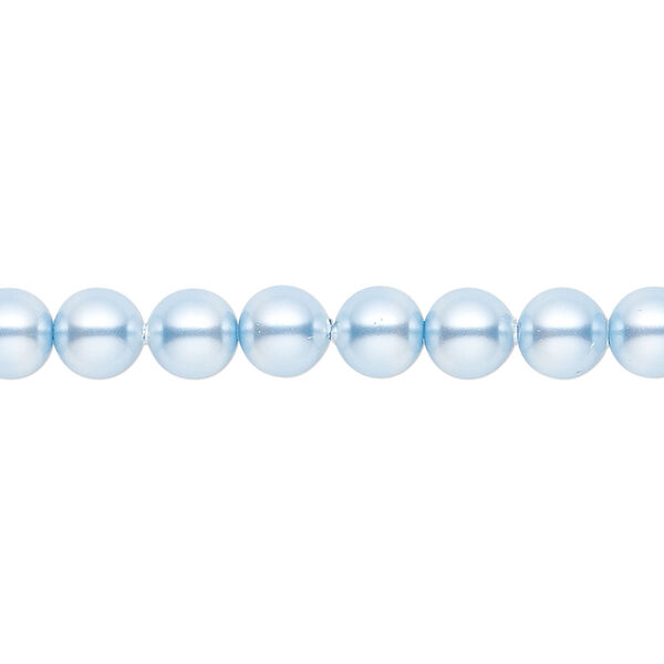 Pearl 500pk light blue, Crystal Passions® 6mm round 5810 image number 0