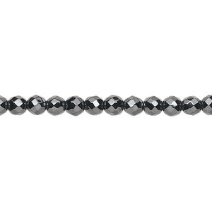 Hemalyke™ 1pkg1, faceted round bead 15.5-16 inch 4mm