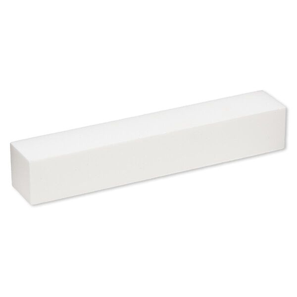 Alundum stone, white, 150 grit, 6x1 inches. Sold individually. image number 0