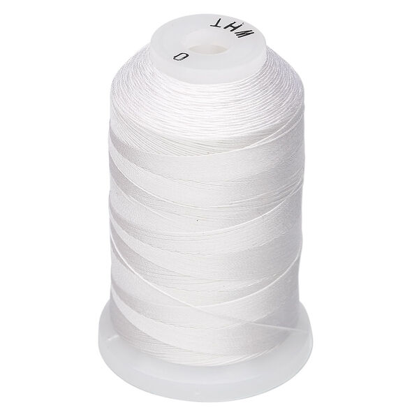 Thread, Purely Silk™, white, size O. Sold per 600-yard spool. image number 0