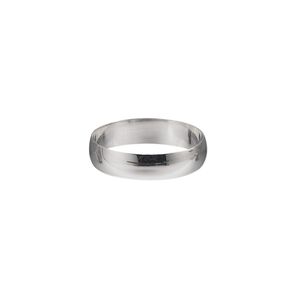 Ring, sterling silver, 4mm wide, size 7. Sold individually.