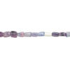 Rainbow fluorite 1pkg1, nugget bead natural, 15 inch small to large image number 1