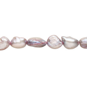 Freshwater pearl 1pkg1, mixed shapes, 15 inch multicolored 6-7mm cultured