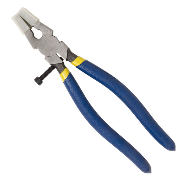 Pliers, Slumpy's Tarheel Tools™, running, steel and plastic, yellow and blue, 8 inches. Sold individually. image number 0