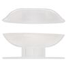 Huggy Spool®, soft plastic, clear, 2-1/2 inch round with 3/4 inch hole. Sold per pkg of 4. image number 0