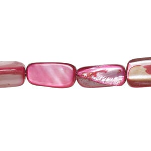 Mother-of-pearl shell 1pkg1, stick bead 15 inch wine 13x7mm-16x10mm