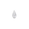 Quartz crystal 1pkg2, hand-cut top-drilled faceted briolette bead natural 12x6mm image number 0