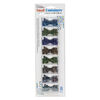 Organizer, Small Containers™, Bead Storage Solutions™, plastic, clear and opaque off-white, 2 x 1-1/8 x 1-1/16 inches. Sold per 8-piece set. image number 2