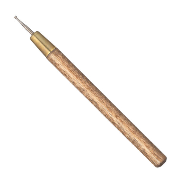 Wire rounder, steel and white ash wood, 5-1/4 inches with 1.8mm cup. Sold individually. image number 0