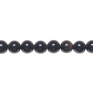 Rainbow obsidian 1pkg1, round bead natural 15.5-16 inch 6mm