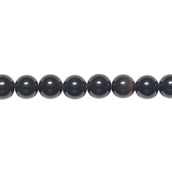 Rainbow obsidian 1pkg1, round bead natural 15.5-16 inch 6mm image number 0