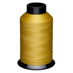 Thread, Nymo&reg; 1pkg3oz, nylon, gold, size D.