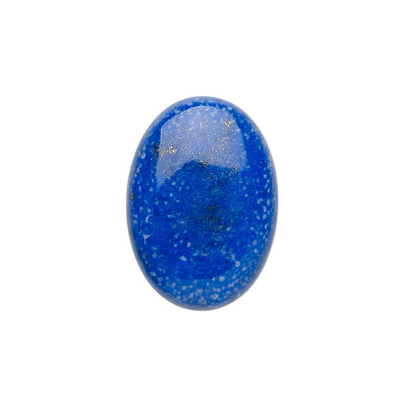 Cabochon, denim lapis (natural), 25x18mm calibrated oval, C grade, Mohs hardness 5 to 6. Sold individually. image number 0