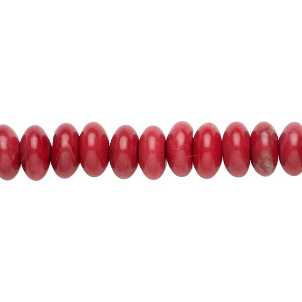 Howlite 1pkg1, rondelle bead 15.5-16 inch 8x4mm image number 0