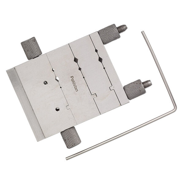 Miter cutting jig, steel, 3x2-3/4 inch rectangle with 3x2-1/4 inch cutter guide rod. Sold individually. image number 0