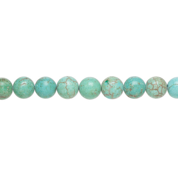 Magnesite 1pkg1, round bead C grade, 15 inch 5-6mm image number 0