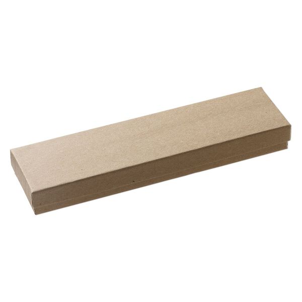 Paper / "cotton" (polyester) 1pkg6, rectangle box kraft 8x2x.88" image number 1