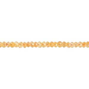Carnelian 1pkg1, hand-cut faceted rondelle bead 14 inch 2x1mm-3x2mm