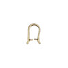 Bail, ice-pick, antiqued brass, 14x8mm fancy triangle, 9mm grip length. Sold individually. image number 1