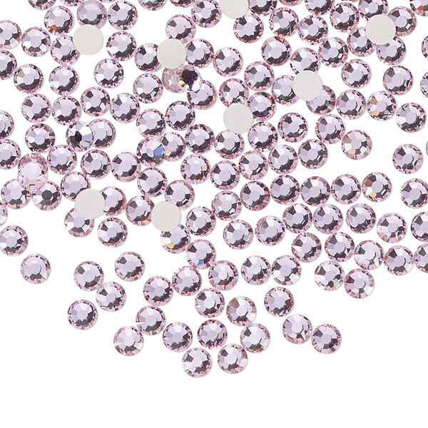 Flat back 1440pk mesmera foil back, Preciosa MAXIMA Czech crystal rhinestone 3-3.2mm chaton rose round SS12 image number 0