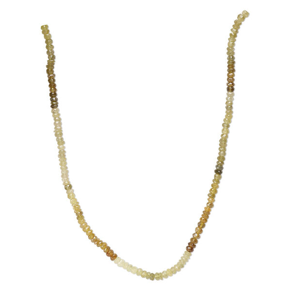 Bead, grossularite garnet (natural), 4x2mm-6x4mm hand-cut tumbled faceted rondelle, B+ grade, Mohs hardness 6-1/2 to 7-1/2. Sold per 15-inch strand, approximately 130 beads. image number 0