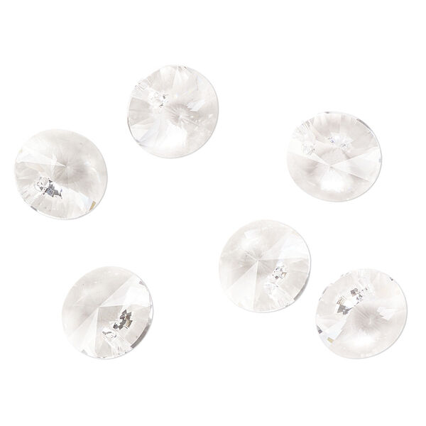Drop 6pk crystal, Preciosa Czech crystal 10mm pendant rivoli image number 0