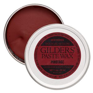 Wax paste, Gilders Paste®, pkg/1-ounce tin, pinotage.