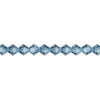 Bead 1pkg144 Malibu blue, Preciosa Czech crystal, 5mm bicone image number 0