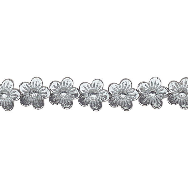 Bead, Hemalyke™ (manmade), 7.5mm flower. Sold per 16-inch strand. image number 0