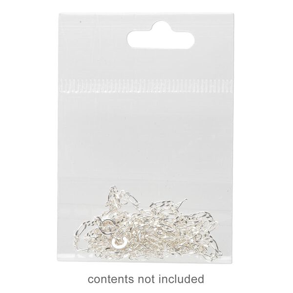 Bag, Clean-Vu®, plastic, clear, 2x2 inches with hole. Sold per pkg of 100. image number 0