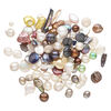 Freshwater pearl 1pkg4oz, mixed shapes mix, mixed colors 4mm-24x16mm cultured image number 1