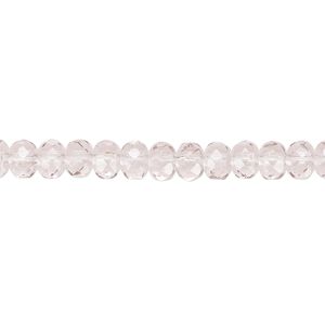 Bead, Czech fire-polished glass, lavender, 5x4mm faceted rondelle. Sold per 15-1/2" to 16" strand.