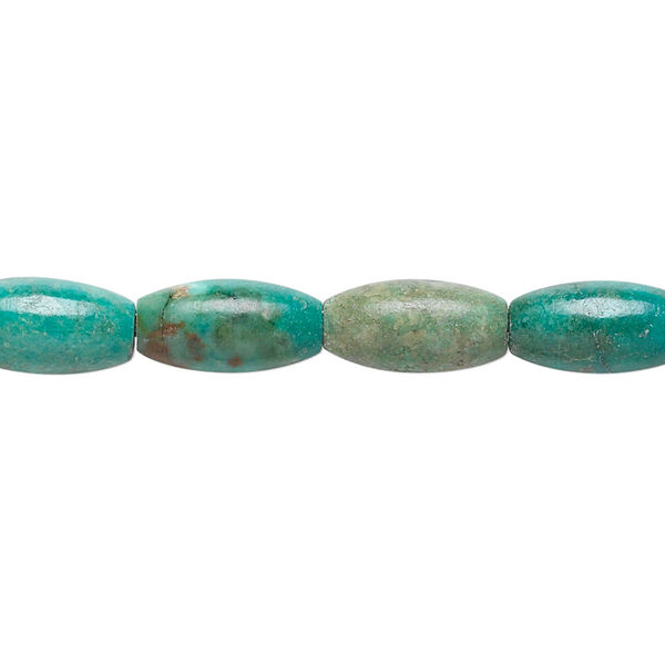 Turquoise 1pkg1, oval bead B grade, 15.5-16 inch 12x6mm image number 0