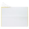 Adhesive strip, Art Edge™, EVA foam, white glitter, 2mm. Sold per 10-inch sheet. image number 0