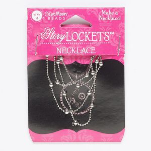 Necklace, silver-finished "pewter" (zinc-based alloy) and steel, 1.2mm and 3mm ball, 20 inches with 4-inch extender chain and lobster claw clasp. Sold individually.