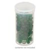 Vial, Squeezetops™, plastic, clear, 2-1/2 x 1-1/4 inch cylinder with attached lid. Sold per pkg of 6. image number 0