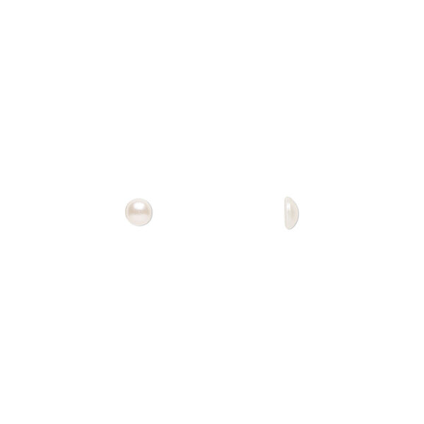 Cabochon 144pk crystal cream pearl, Crystal Passions® 2.7-2.9mm hotfix SS10 2080/4 image number 0