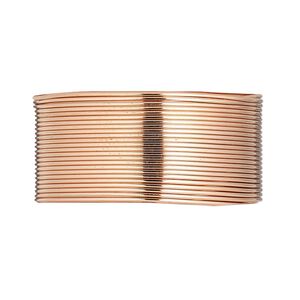 Wire, copper, half-hard, round, 22 gauge. Sold per 10-yard coil.