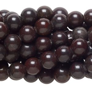 Brecciated jasper 1pkg10, round bead natural 15.5-16 inch 8mm