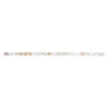 Mother-of-pearl shell 1pkg1, flat oval bead 15 inch 12x10mm image number 1