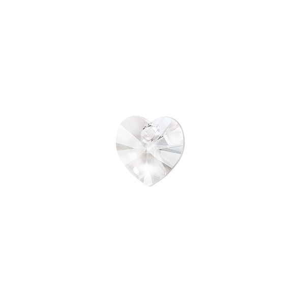 Drop 4pk crystal, Crystal Passions® 10mm pendant heart 6228 image number 0