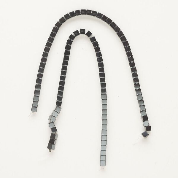 Hemalyke™ 1pkg1, cube bead 15.5-16 inch 4mm image number 0
