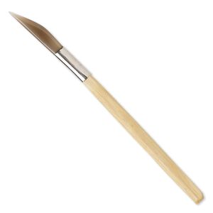 Burnisher, agate / wood (natural) / stainless steel, 9 inches with 2-inch tip. Sold individually.
