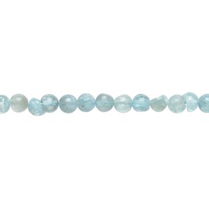 Apatite 1pkg1, hand-cut round bead natural 13 inch 3-5mm